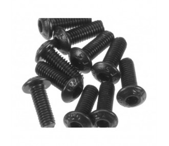 Ricambi per auto RC - ARRMA AR721308 Vite a testa cilindrica 3x8mm (10) - FLASH RC