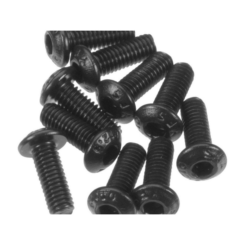 Ersatzteile RC-Cars - ARRMA AR721308 Button Head Screw 3x8mm (10) - FLASH RC