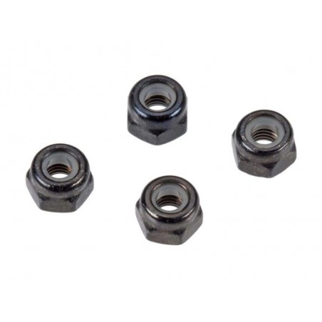 Repuestos para coches RC - ARRMA AR715001 Tuerca Nylon 3mm (4) - FLASH RC