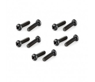 ARRMA AR725310 ButtnHead Cross Machine Screw 3x10mm (10) - FLASH RC