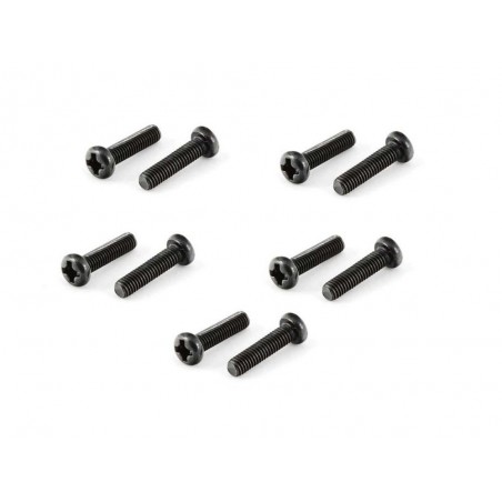 Ersatzteile RC-Cars - ARRMA AR725312 ButtnHead Cross Machine Screw 3x12mm (10) - FLASH RC