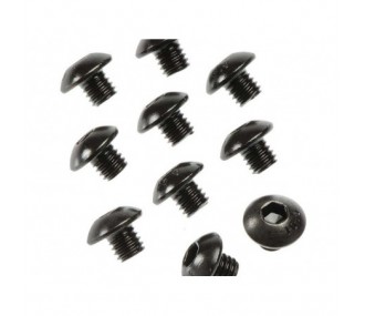 Piezas de repuesto para coches RC - ARRMA AR721303 Tornillo de cabeza hexagonal 3x3mm (10) - FLASH RC