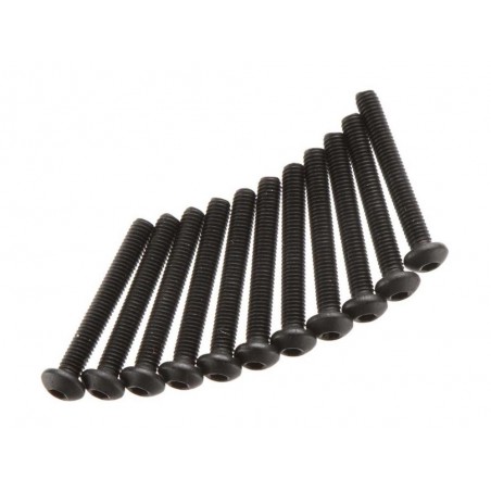 Piezas de repuesto para coches RC - ARRMA AR721322 Tornillo cabeza de botón 3x22mm (10) - FLASH RC