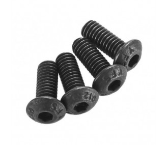 ARRMA AR721410 Button Head Screw 4x10mm (4) - FLASH RC