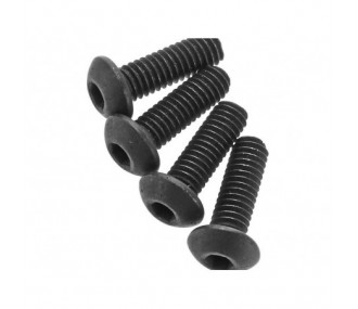 Ricambi per auto RC - ARRMA AR721412 Vite a testa cilindrica 4x12mm (4) - FLASH RC