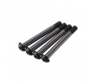 RC Car Parts - ARRMA AR721435 Tornillo Cabeza Botón 4x35mm (4) - FLASH RC