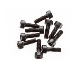 Piezas de repuesto para coches RC - ARRMA AR702001 Tornillo de cabeza cilíndrica 2.5x8mm (10) - FLASH RC