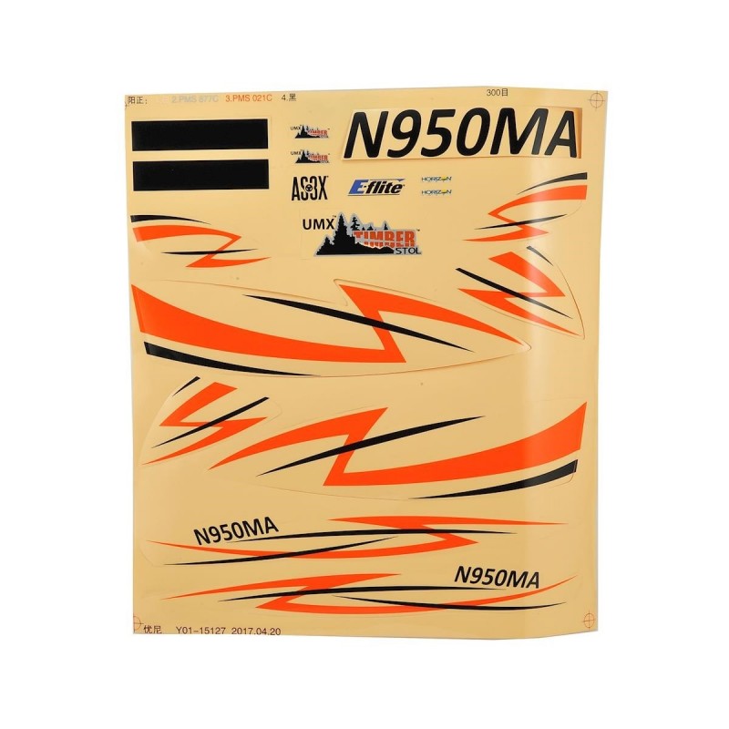 Schede di decorazione - E-Flite UMX Timber Scheda di decorazione EFLU3957 - FLASH RC