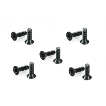 Ersatzteile RC-Cars - ARRMA AR726310 Flat Head Cross Machine Screw 3x10mm (10) - FLASH RC