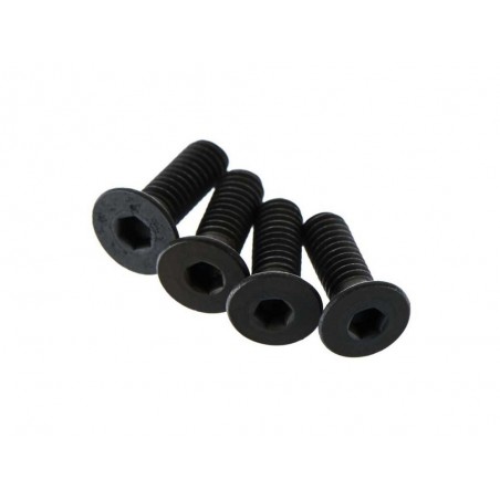 RC Car Parts - ARRMA AR722412 Tornillo Cabeza Plana 4x12mm (4) - FLASH RC