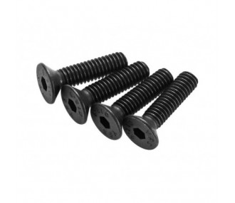 Ricambi per auto RC - ARRMA AR722416 Vite a testa piatta 4x16mm (4) - FLASH RC