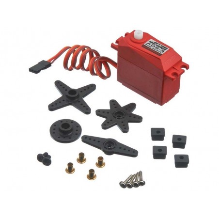 RC Car Parts - ARRMA AR390133 ADS-5 V2 4.5kg Impermeable Servo Rojo - FLASH RC