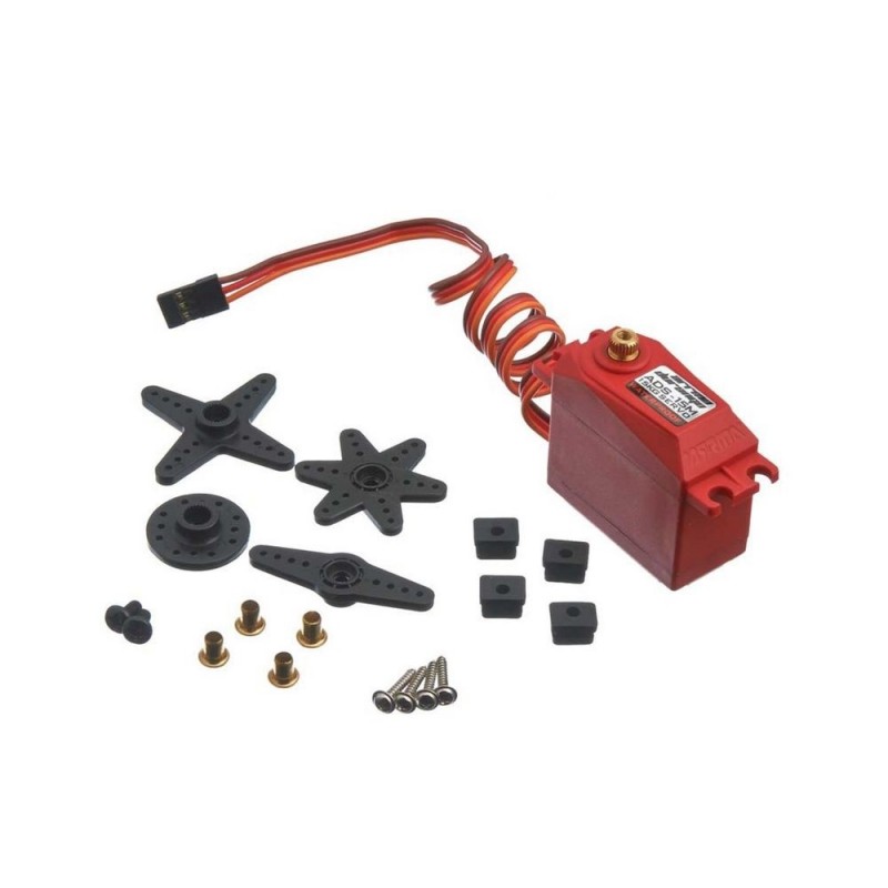 RC Car Parts - ARRMA AR390139 ADS-15M V2 15kg Impermeable Servo Rojo - FLASH RC