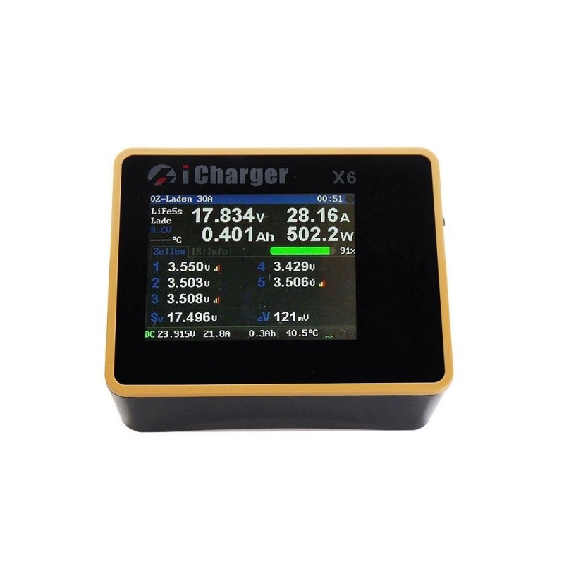Chargeurs - Chargeur X6 - 800W - 7-32V Icharger - FLASH RC