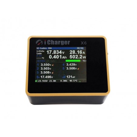 Chargeurs - Chargeur X6 - 800W - 7-32V Icharger - FLASH RC