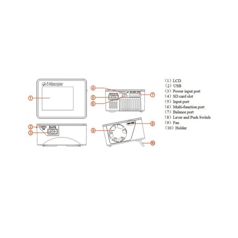 Chargeurs - Chargeur X6 - 800W - 7-32V Icharger - FLASH RC