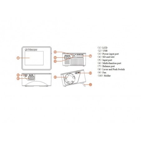 Ladegeräte - Ladegerät X8 -1100W - 9-42V Icharger - FLASH RC