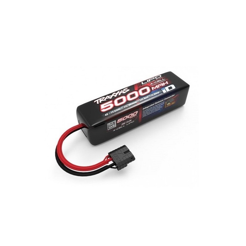 Batterien für RC-Autos und Boote - Traxxas Lipo-Akku 14.8V 4S 5000mAh 25C ID lang 2889X - FLASH RC