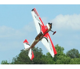 RC-Kunstflugzeuge - Flugzeug Precision Aerobatics Katana 52 rot/weiß ARF ca.1.32m - FLASH RC 2