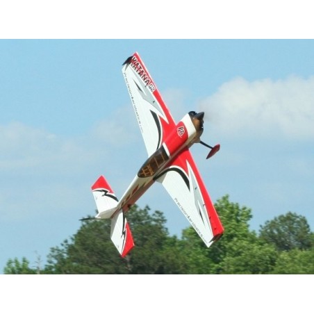 Avión Acrobático RC - Precision Aerobatics Katana 52 rojo/blanco ARF aprox.1.32m - FLASH RC