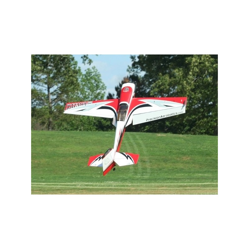 RC Aerobatic Aircraft - Precision Aerobatics Katana 52 red/white ARF approx.1.32m - FLASH RC