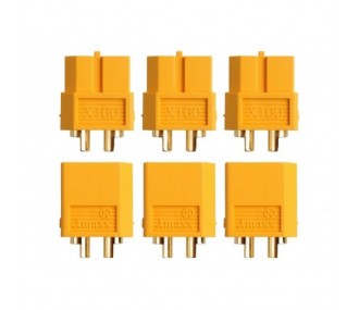 Presa XT30/XT60/XT90 - Presa XT60 M/F Amass (3 coppie) - FLASH RC