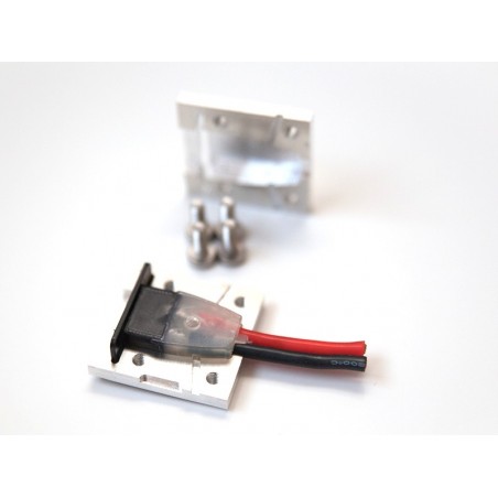 Moules pour prises - Moule métal pour prise MPX 6 poles avec encoche pour support servo d'aile - FLASH RC