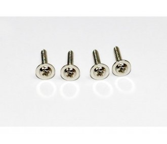 Visserie palonniers, fixation - Vis de fixation de servos M2x12 (10 pcs) A2PRO - FLASH RC