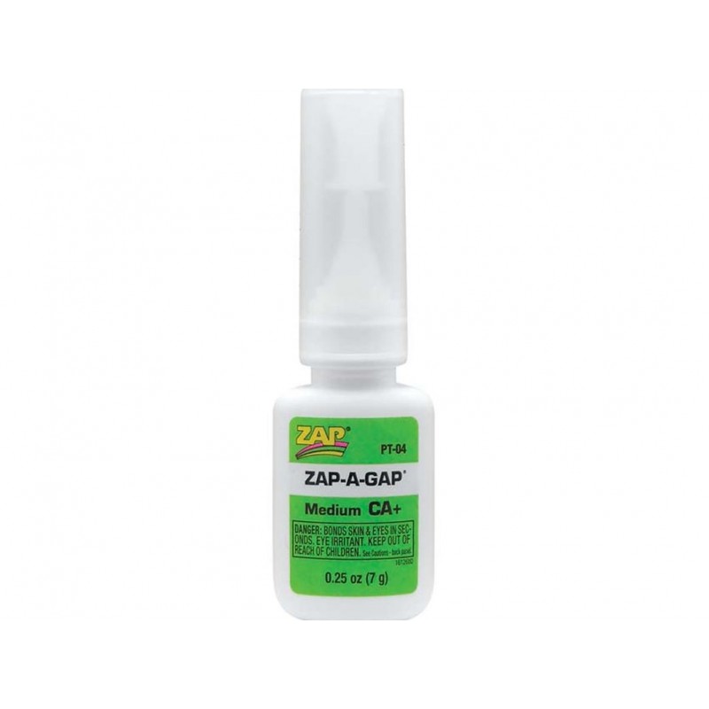 Holz-/Glaskleber - ZAP-A-GAP - Cyano speziell für Holz - 7 gr PACER ZAP - FLASH RC