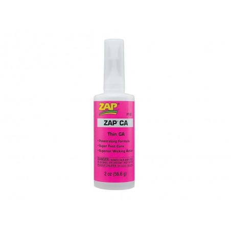 Holz-/Glaskleber - ZAP CA - Cyano fluide - 56 gr PACER - FLASH RC