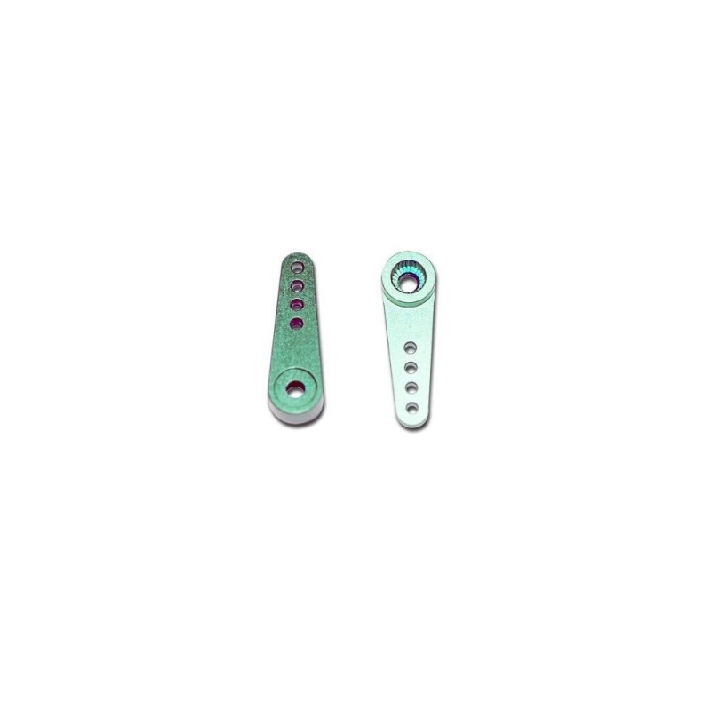 Bras de servo Alu 22mm PTK (2pcs) - FLASH RC