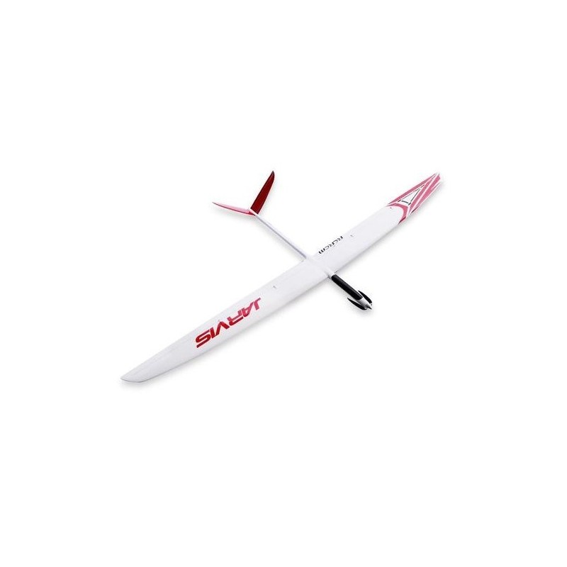 RC-Motorsegler - E-Jarvis Vollfaser ca.2.55m weiß & rot RCRCM - FLASH RC