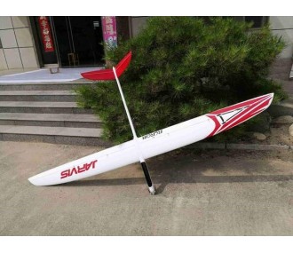 RC Motorgliders - E-Jarvis all fiber approx.2.55m white & red RCRCM - FLASH RC 2