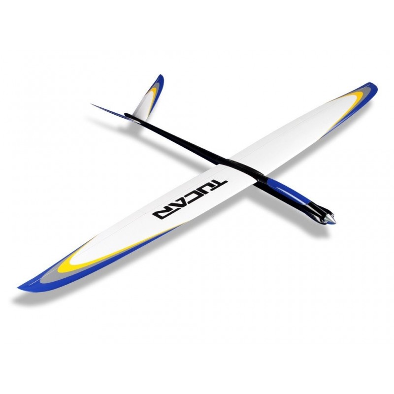 Motoveleros RC - E-Tucan todo fibra aprox.2.00m blanco y azul RCRCM - FLASH RC