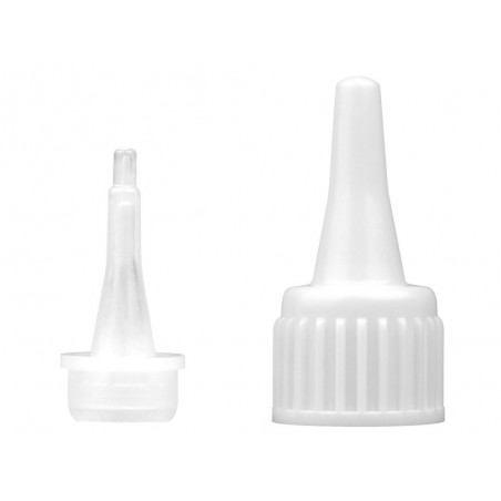 Embout blanc D14mm avec bouchon D18mm EVERGLUE - FLASH RC