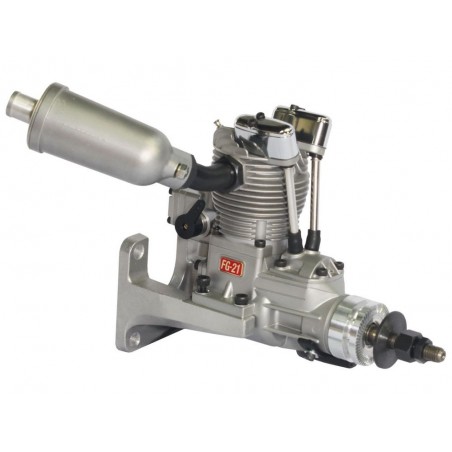 Gasoline engines - 4 stroke engine SAITO FG-21 - Gasoline - FLASH RC