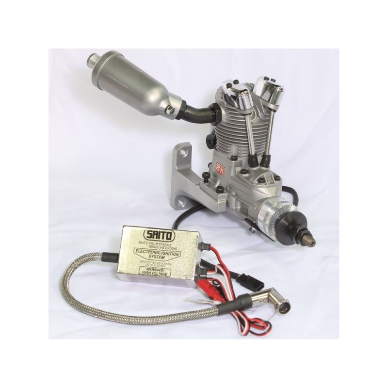 Motores gasolina - Motor SAITO FG-21 4 tiempos - Gasolina - FLASH RC
