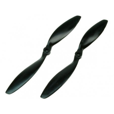 Motors and motor accessories for kits - Two-blade propeller (2pcs) 8x4 Dynam DYP-1002 (for P51-D Mini Mustang) - FLASH RC