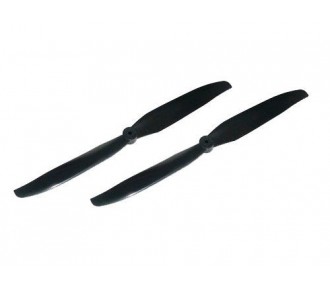 Motores y accesorios de motores para kits - Hélice bipala (2pcs) 9x5 Dynam DYP-1003 (para ICanFly & PA-18) - FLASH RC