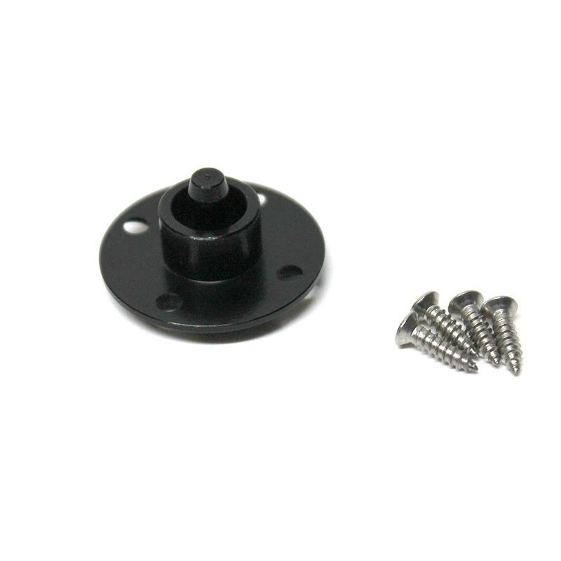 Serbatoi benzina/metanolo e acc - Tappo di riempimento in alluminio CNC nero KUZA - FLASH RC