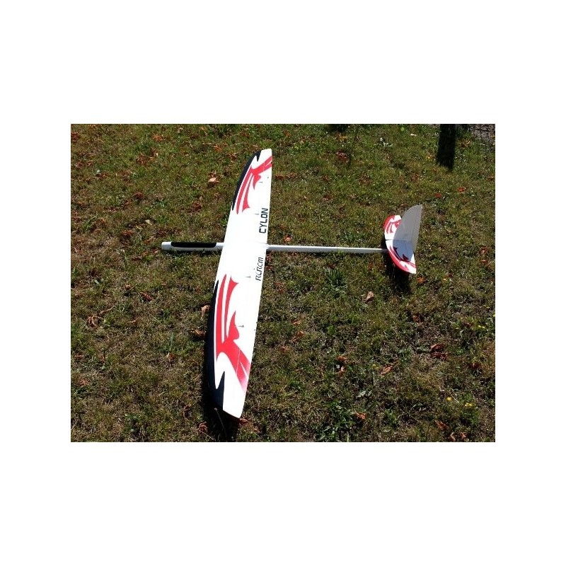 Motoalianti RC - E-Cylon tutta fibra circa 2,00m bianco/rosso e nero RCRCM - FLASH RC