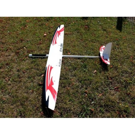 Motoplaneurs RC - E-Cylon tout fibre env.2.00m blanc/rouge & noir RCRCM - FLASH RC