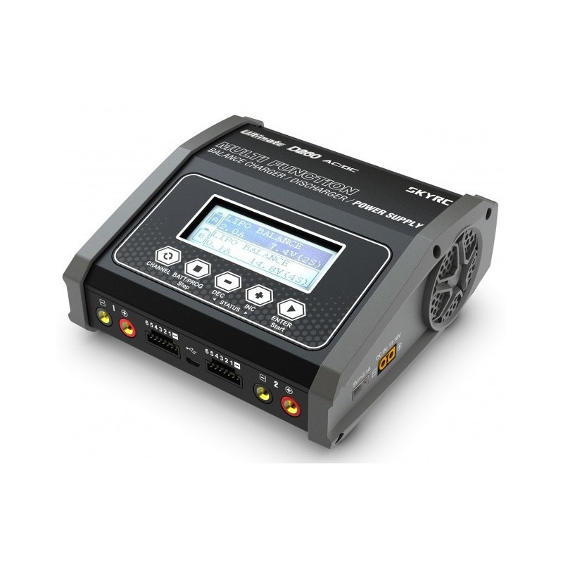 Chargeurs - Chargeur D260 1-6S 2x130W 12V/220V SKYRC - FLASH RC