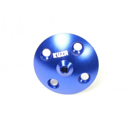 Benzin-/Methanol- & Akkutanks - Lufteinlass/Überlauf Alu CNC blau KUZA - FLASH RC