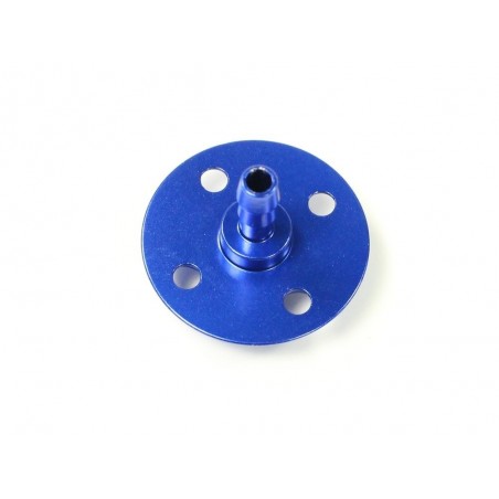 Benzin-/Methanol- & Akkutanks - Lufteinlass/Überlauf Alu CNC blau KUZA - FLASH RC