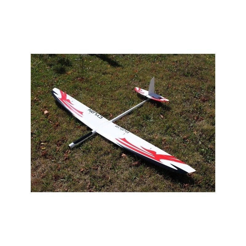 RC Motorgliders - E-Cylon Full carbon 2.00m white/red & black RCRCM - FLASH RC