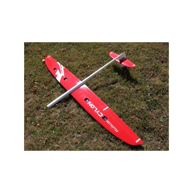 RC Motorgliders - E-Cylon Full carbon 2.00m white/red & black RCRCM - FLASH RC