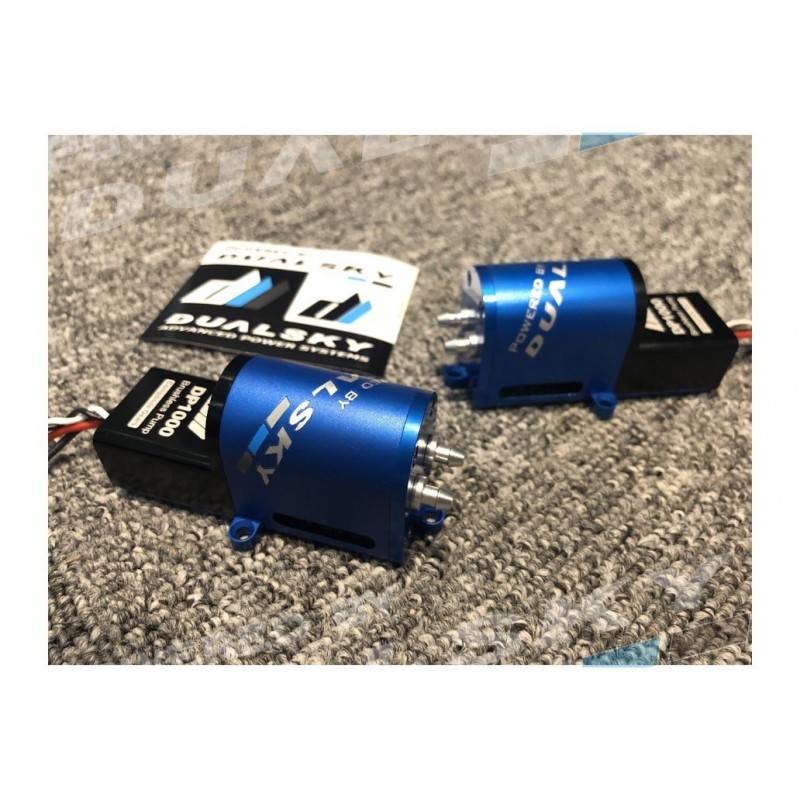 Fumigène (pompes, huile, ...) - Pompe fumigène brushless Dualsky DP1000 avec accessoires - FLASH RC