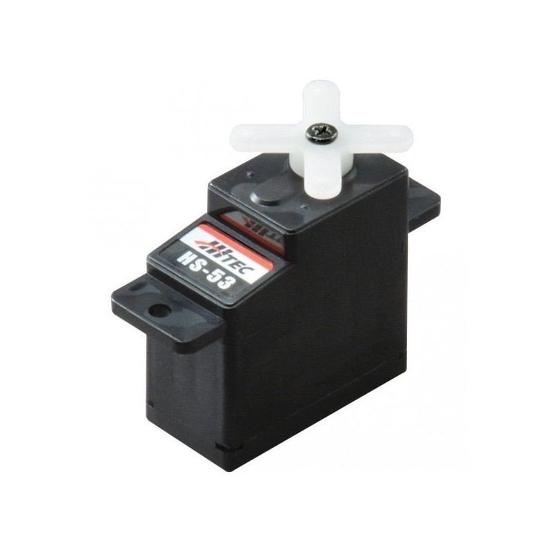 Servos - Hitec HS-53 micro servo (8g, 1.9kg.cm, 0.11s/60°) - FLASH RC