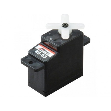 Servos - Hitec HS-53 micro servo (8g, 1.9kg.cm, 0.11s/60°) - FLASH RC